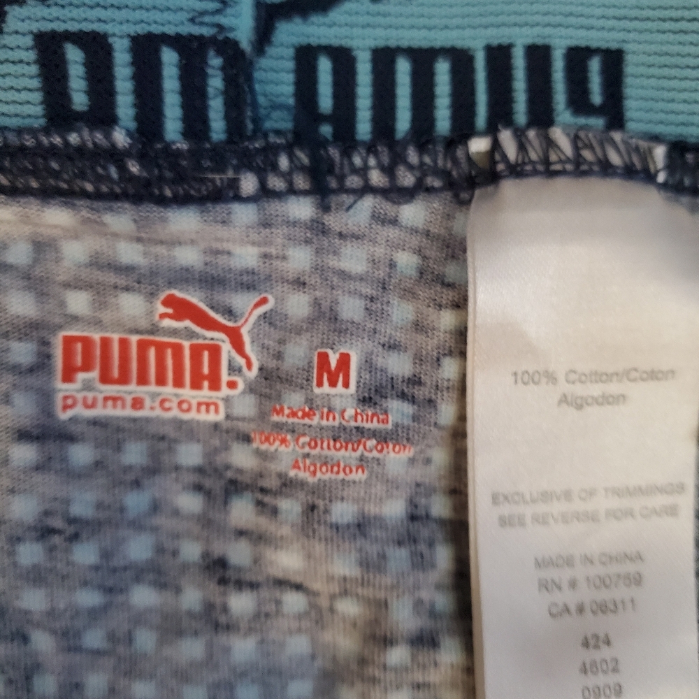 Puma Men's Blue and Black Boxer Briefs - Picture 3 of 3